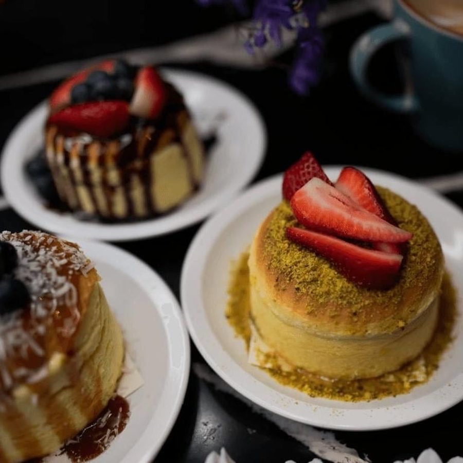 Trio de gâteaux Soufflé — photo Soufflé