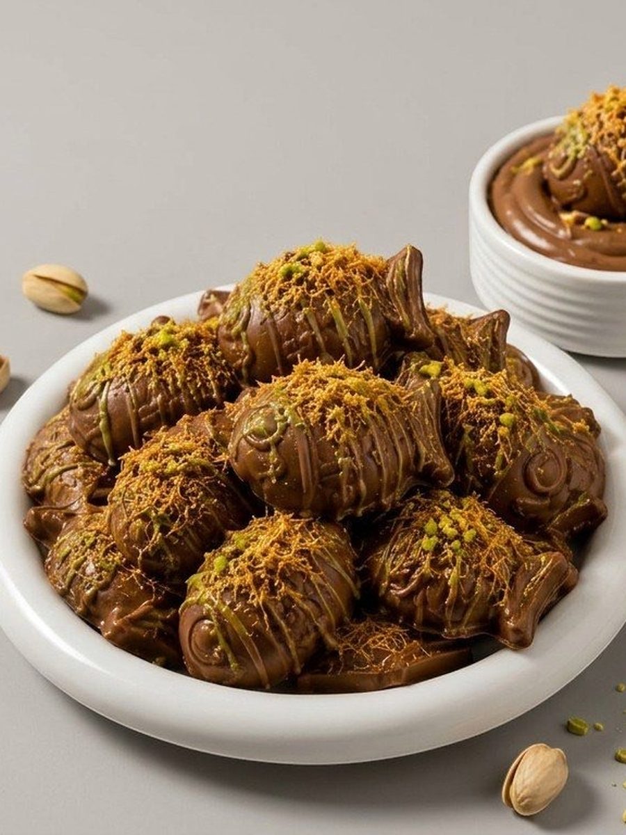 Mini taiyaki chocolat de Dubaï — photo Soufflé